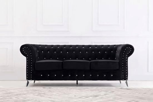 British-Made Chesterfield 3-Seater – London Sofa