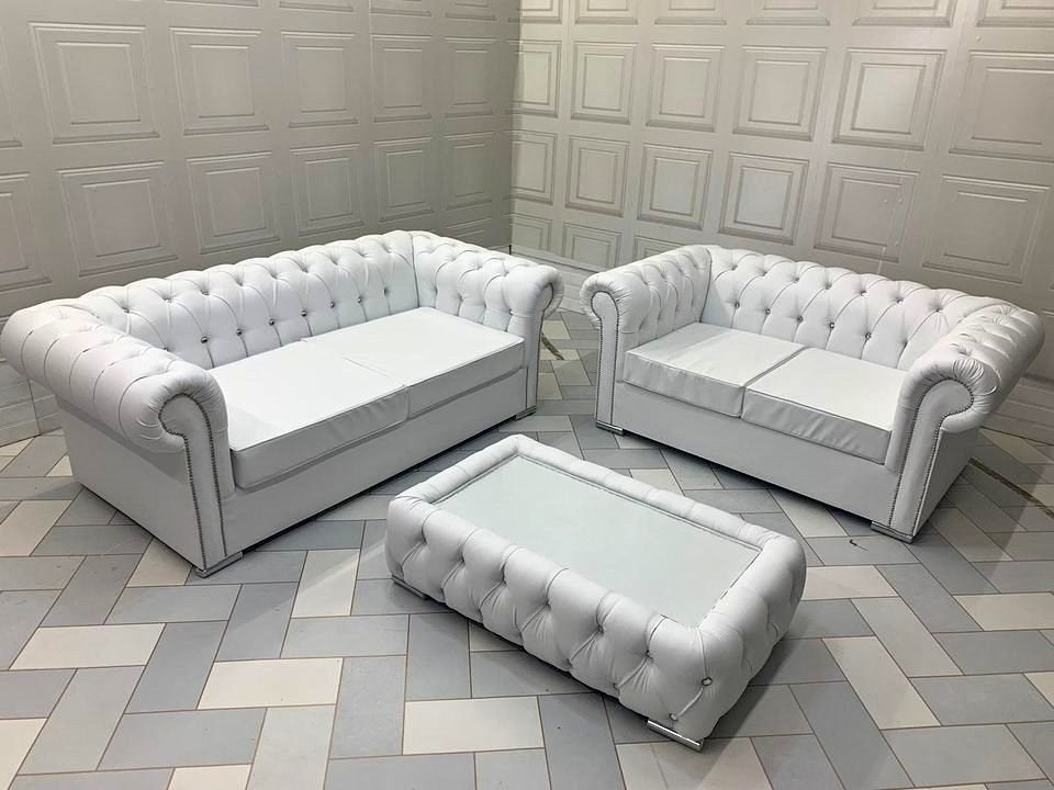Velvet Chesterfield 3+2 Seater sofa