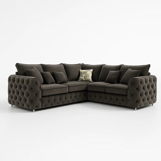 Ashton U Shape Velvet Sofa - London UK