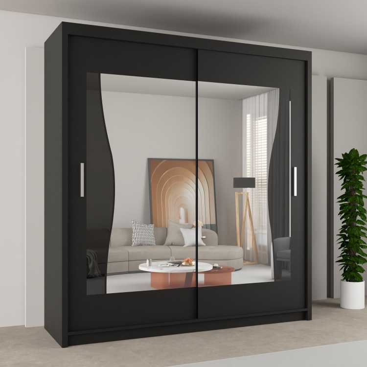 Batumi Sliding Mirror Wardrobe - London UK