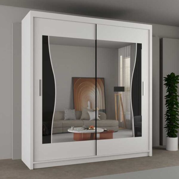 Batumi Sliding Mirror Wardrobe - London UK