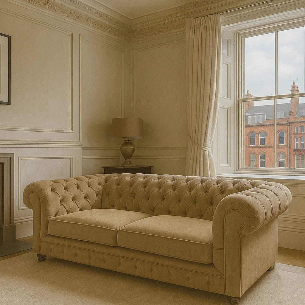 Bold & Beautiful – 2 Seater Chesterfield in Premium Finish