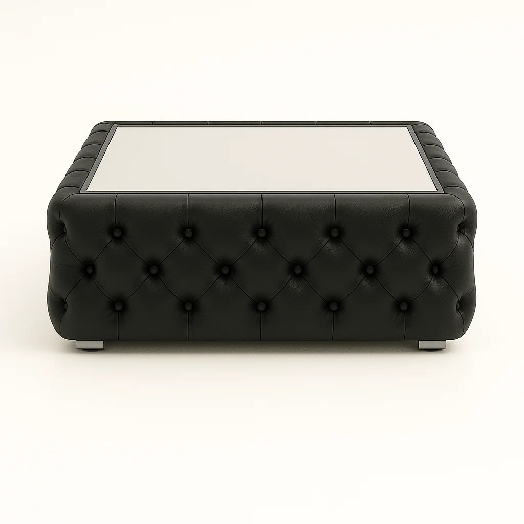 Elegance Corner Footstool in Velvet - London Sofa