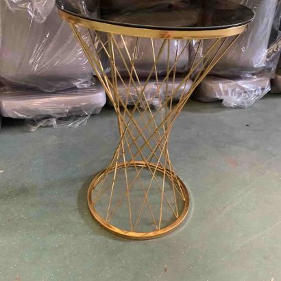 Coffee Table with Steel and Marble