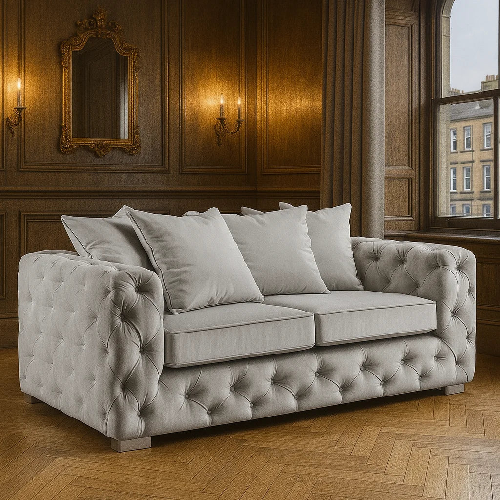 Cozy Chesterfield 2-Seater – A London Sofa Original