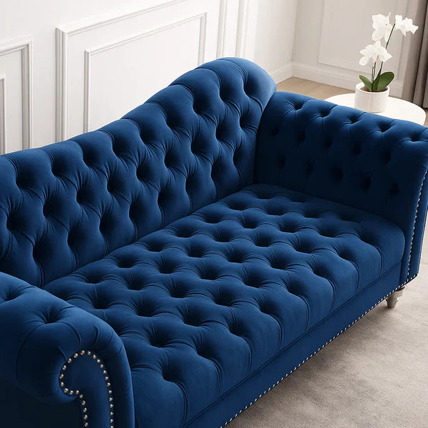 Elegance Velvet Accent Armchair – Handmade in the UK