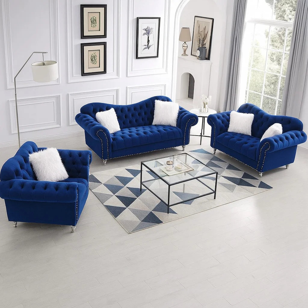 Elegance 3+2+1 Seater Sofa Set - UK Made | Multiple Colours Available