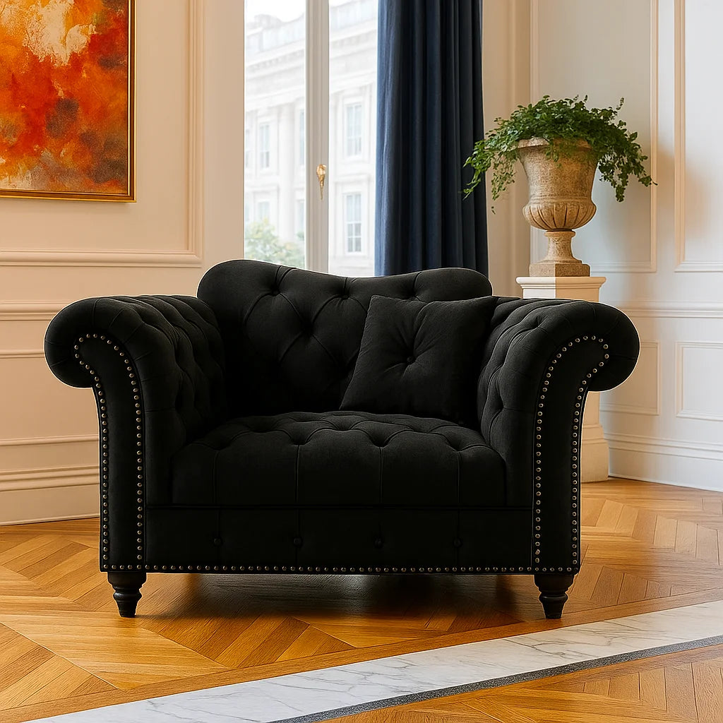 Elegance Velvet Corner Sofa
