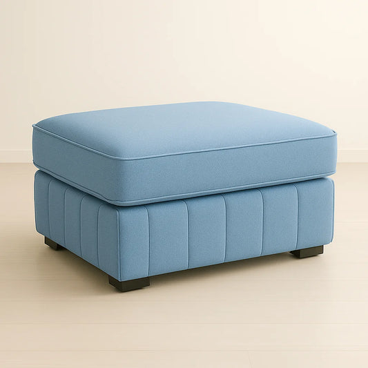 U-Shape Lilly Velvet Sofa with FREE Matching Footstool – UK Made Elegance