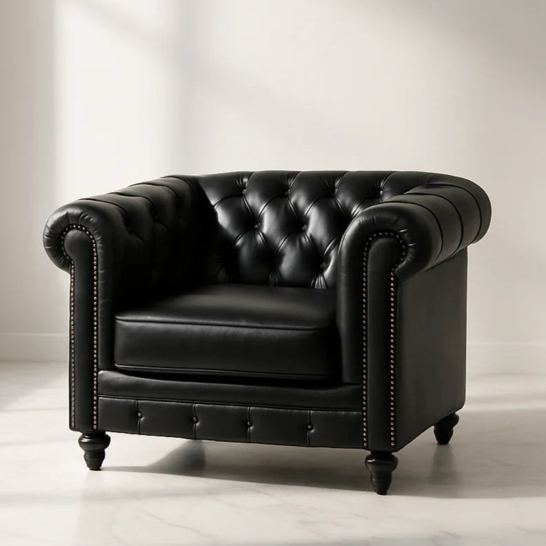 Leather chesterfield sofa - UK Handmade Sofa in Multiple Sizes