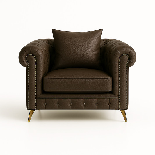 Leather chesterfield sofa - UK Handmade Sofa in Multiple Sizes