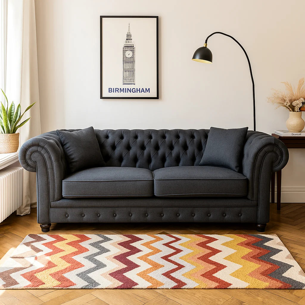 London Sofa 2-Seater Chesterfield – Elegant & Timeless