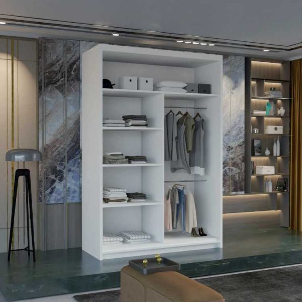 Marika Sliding Mirror Wardrobe