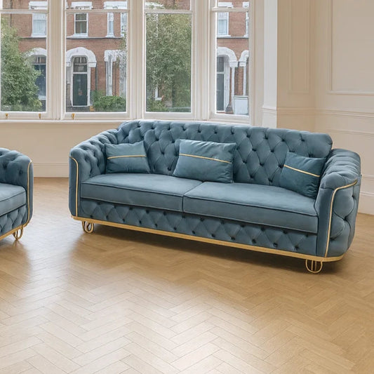 Madrid Handmade 3 Seater – UK Crafted in Plush Velvet