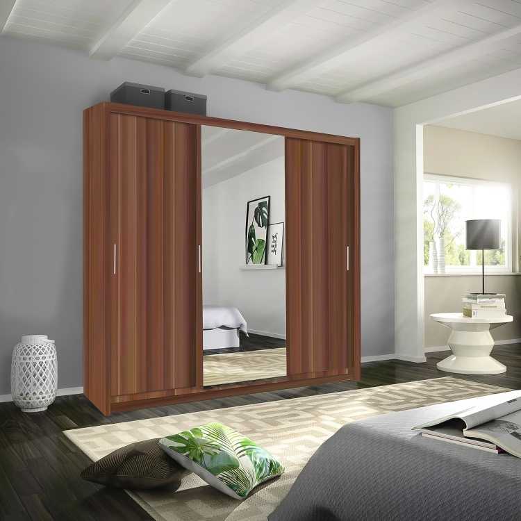 Miami sliding mirror wardrobe - London sofa