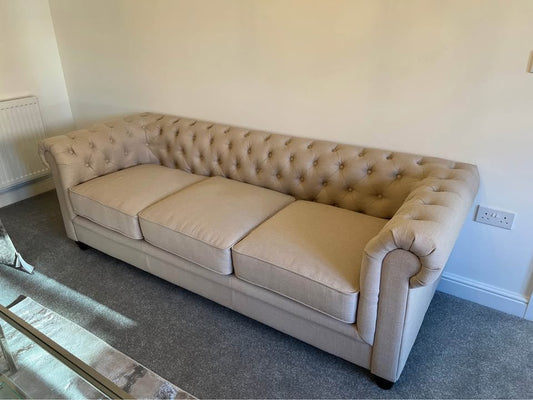 Notting Hill Luxe 3-Seater Chesterfield Sofa