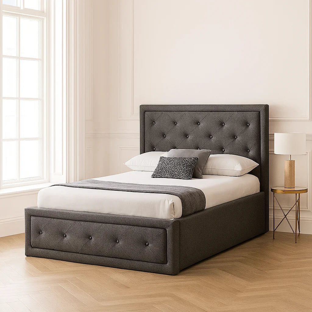 Ottoman Leather Bed