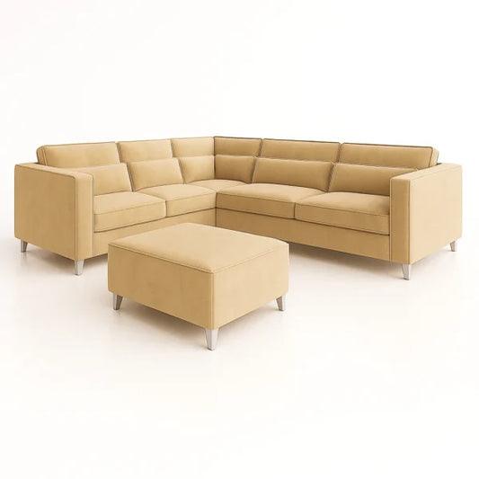 Sloane Velvet Corner Sofa