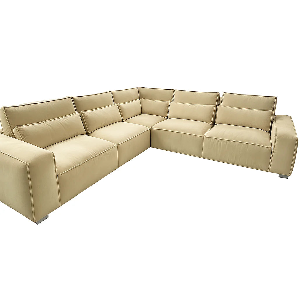 Sloane Velvet Corner Sofa