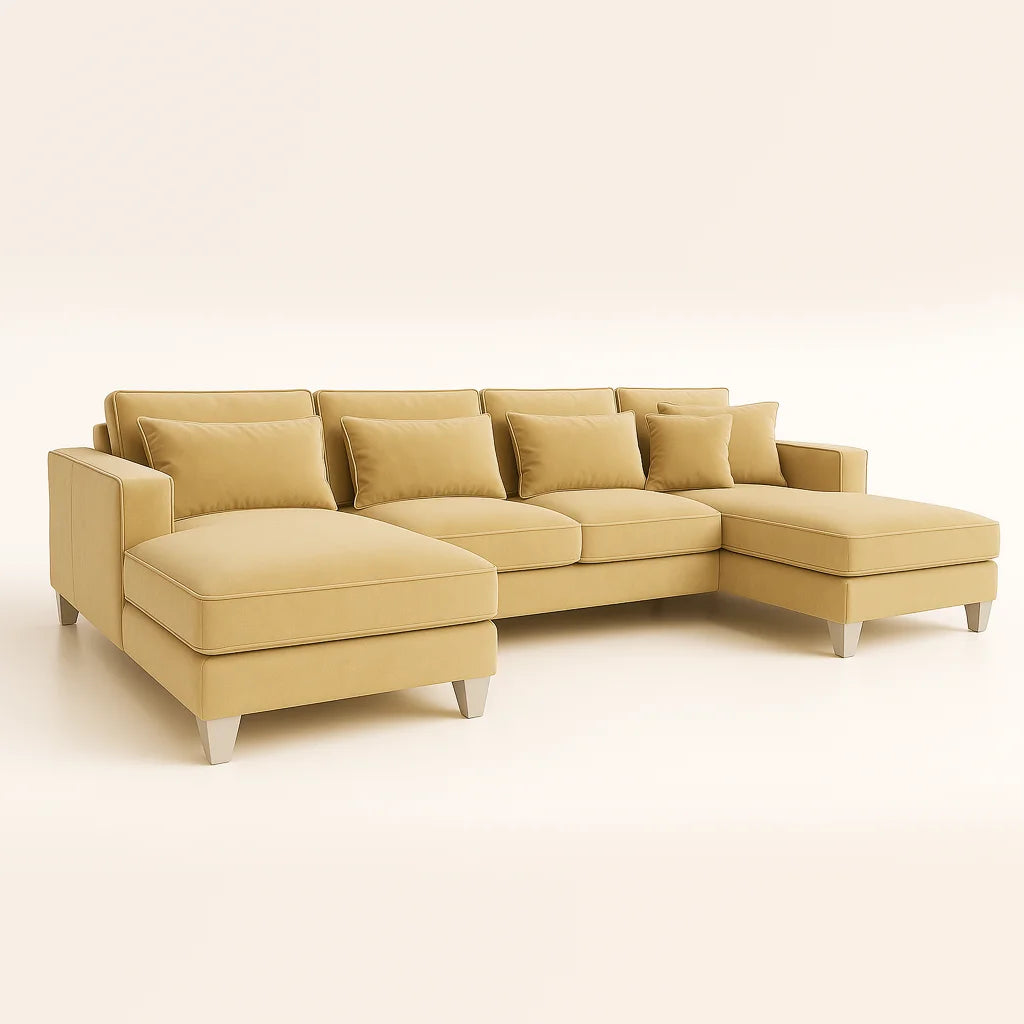 Sloane Velvet Corner Sofa
