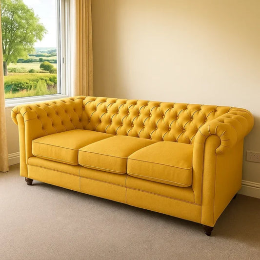 Premium 3-Seater Chesterfield Couch