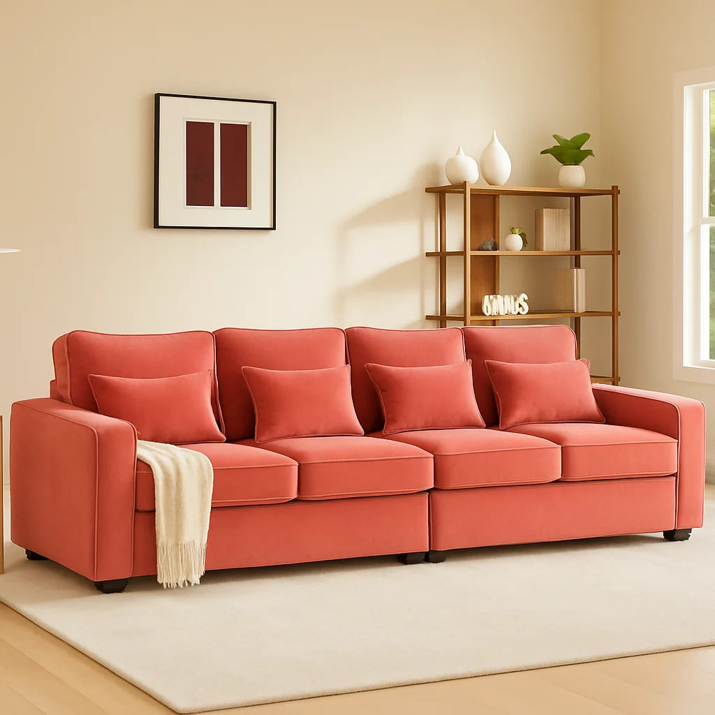 Sloane 4 Seater Sofa – Handcrafted UK Made Sofa in Multiple Colours