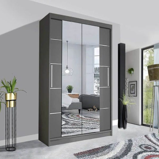 Lyon Sliding Mirror Wardrobe | Stunning Contemporary UK Style
