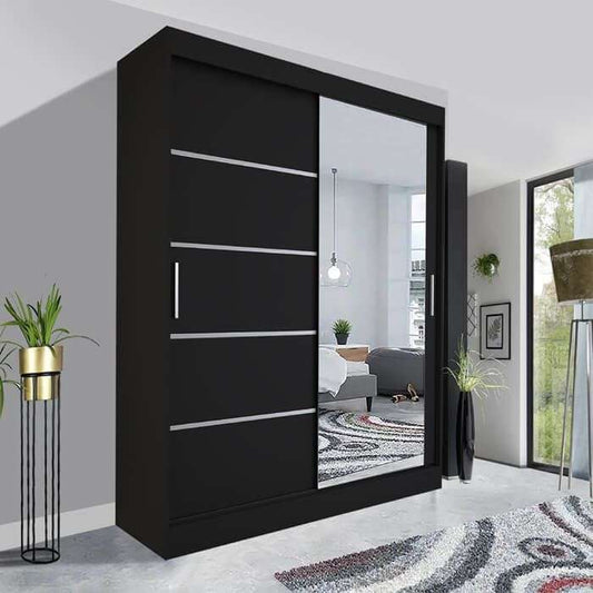 Florance Sliding Mirror Wardrobe | Premium Luxury UK