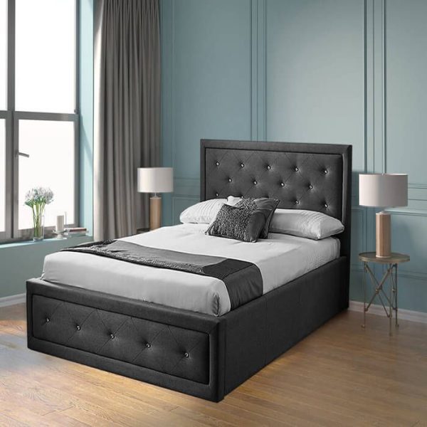 Ottoman Leather Bed