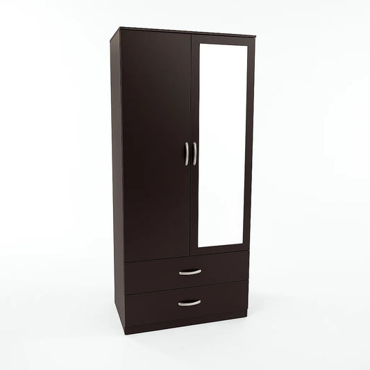 2 Drawer 2 Door Wardrobe - London Sofa UK