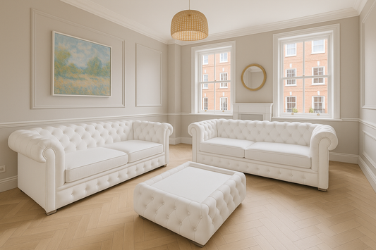 London Sofa - Chesterfield Velvet 3+2 Seater sofa