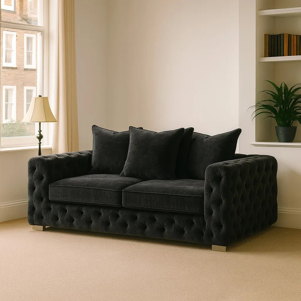 Ashton Velvet 2 Seater Sofa – UK Made