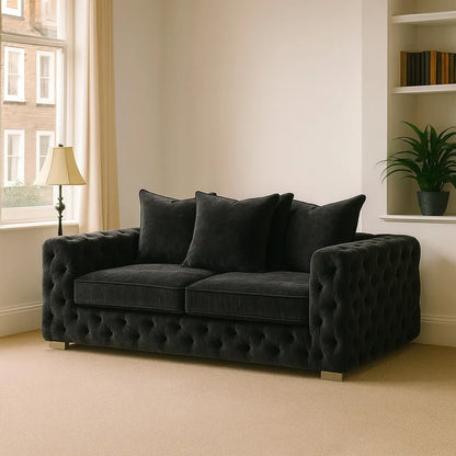 Ashton Velvet 2 Seater Sofa – UK Made