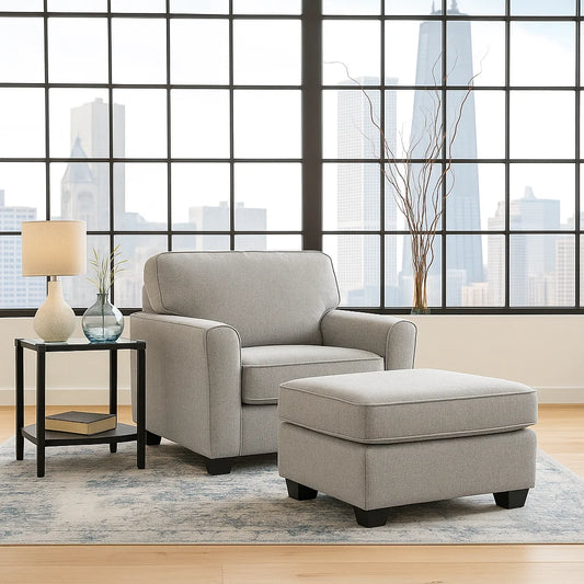 Camden Armchair UK Made Sofa – Soft Grey
