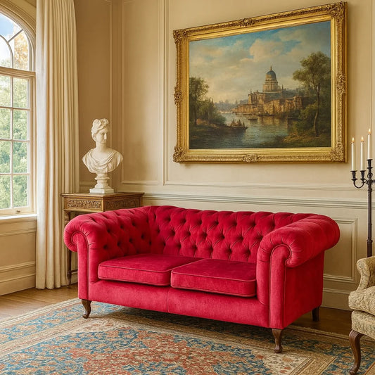 Handcrafted 2-Seater Chesterfield Sofa – London Sofa Collection