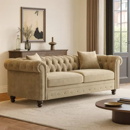 Chesterfield 3 Seater Sofa – Elegant & Timeless, UK Made