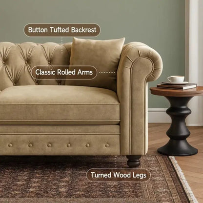 Chesterfield 3 Seater Sofa – Elegant & Timeless, UK Made