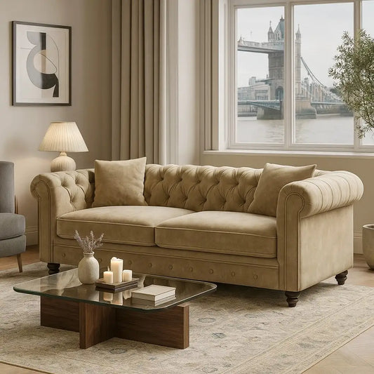 Chesterfield 3 Seater Sofa – Elegant & Timeless, UK Made