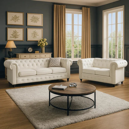 Classic Chesterfield 3+2 Sofa Set – Exquisite UK Luxury