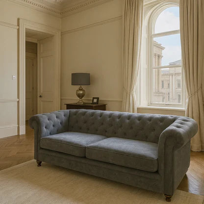 Luxurious Chesterfield 3 Seater Sofa – Handmade in the UK