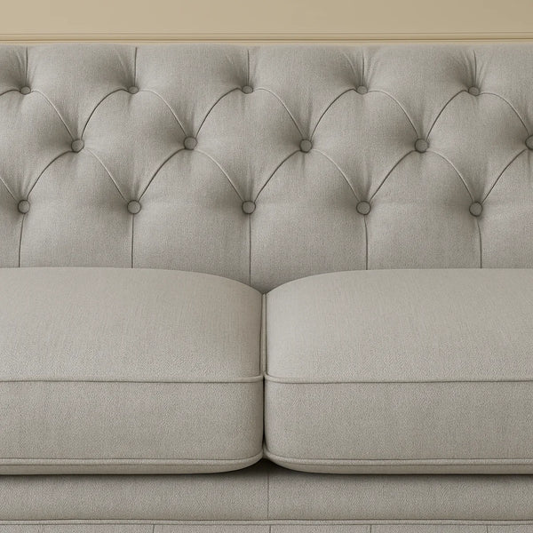 Handcrafted U-Shaped Chesterfield Sofa Set – UK Made