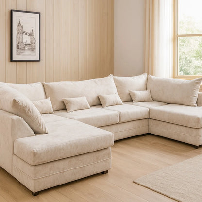 Dylan U-Shape Sofa | UK-Made Family Comfort Sectional