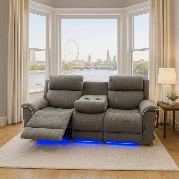 Hannan Electric Recliner 2 Seater Sofa – UK Made Comfort & Style