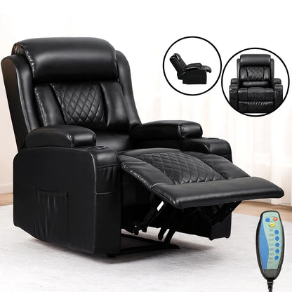 Electric Recliner Armchair | Handmade UK Leather Comfort