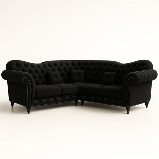 Elegance Velvet Corner sofa