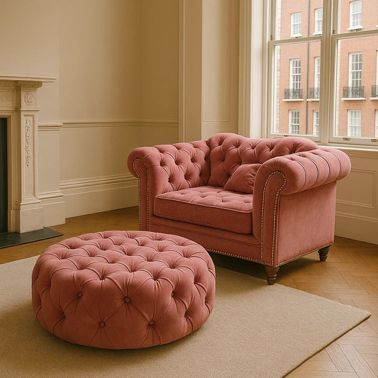 Elegance Armchair with free footstool - UK Made