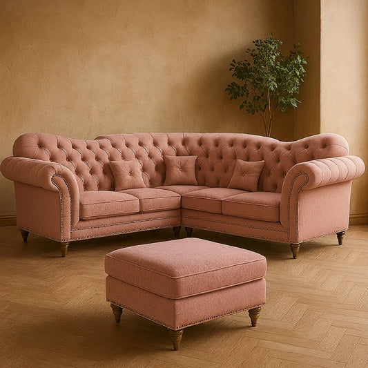 Elegance 5 Seater Sofa Set - Corner Shaped UK Made Sofa