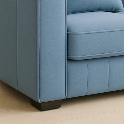 U-Shape Lilly Velvet Sofa with FREE Matching Footstool – UK Made Elegance