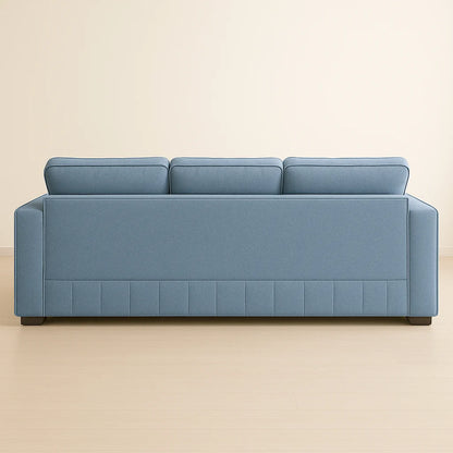 L-Shape Lilly Velvet Sofa with Matching Footstool – UK Made