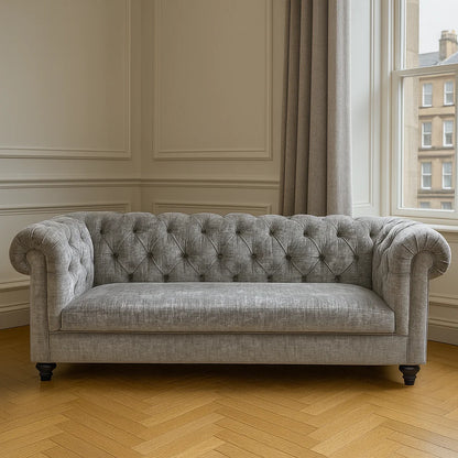 London Sofa | Traditional 2-Seater Chesterfield Couch